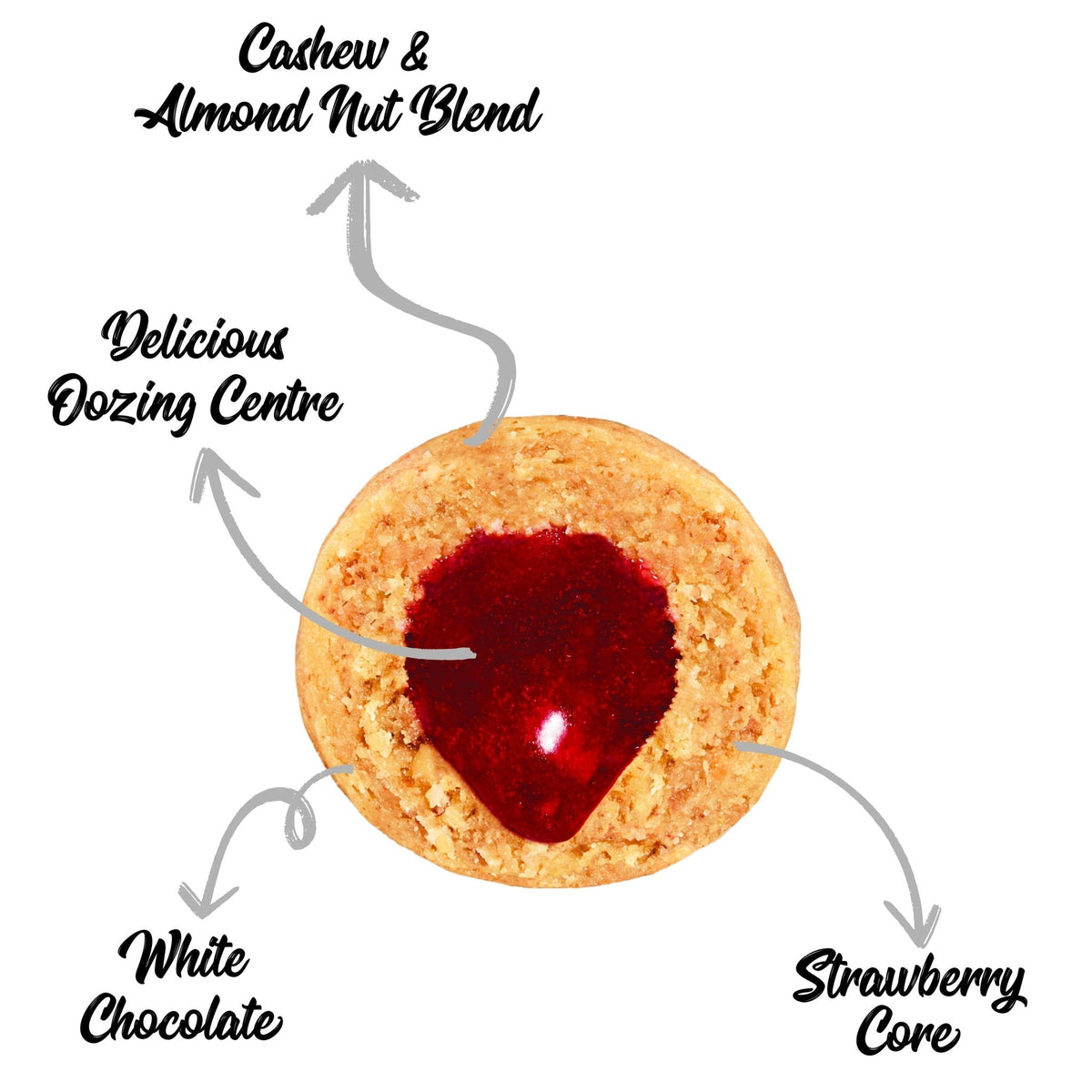 SNACK2GO Snack Bites Strawberry Donut - 4 Snacks