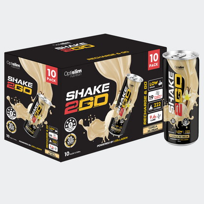 SHAKE2GO Vanilla Ice Cream (10 x 350ml)