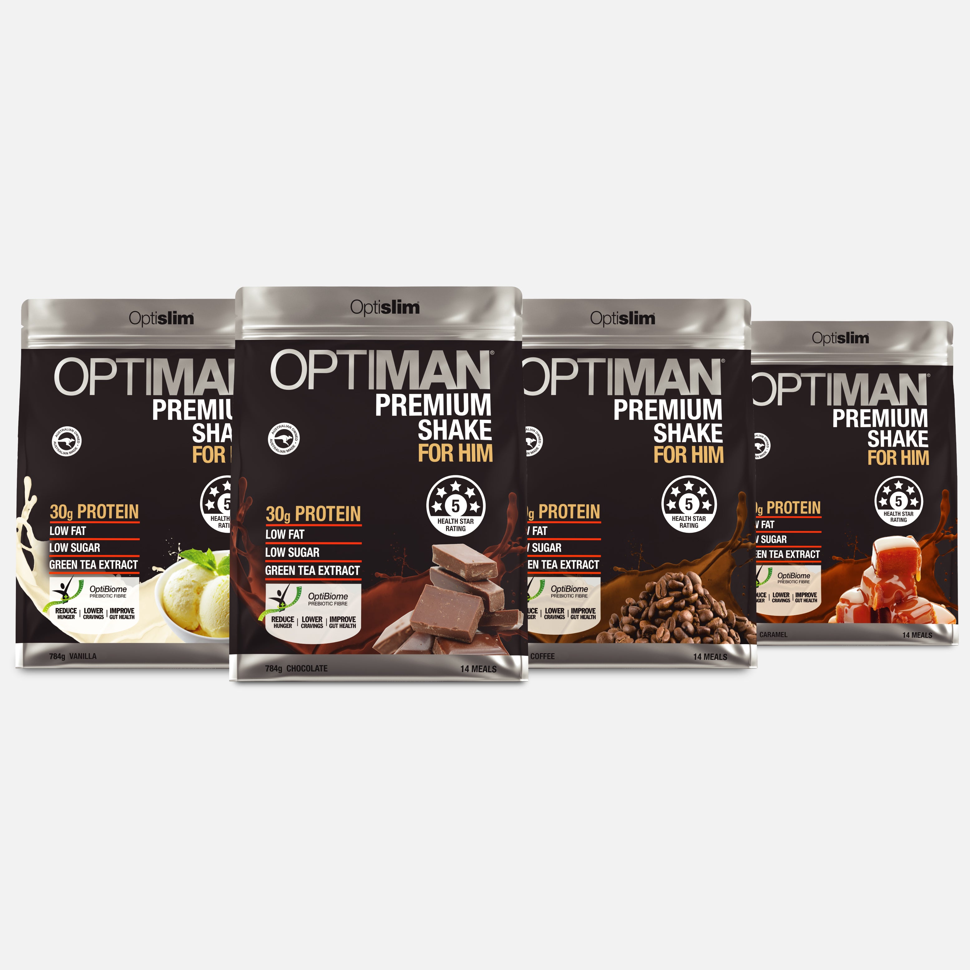 Optiman For Him Shakes Bundle