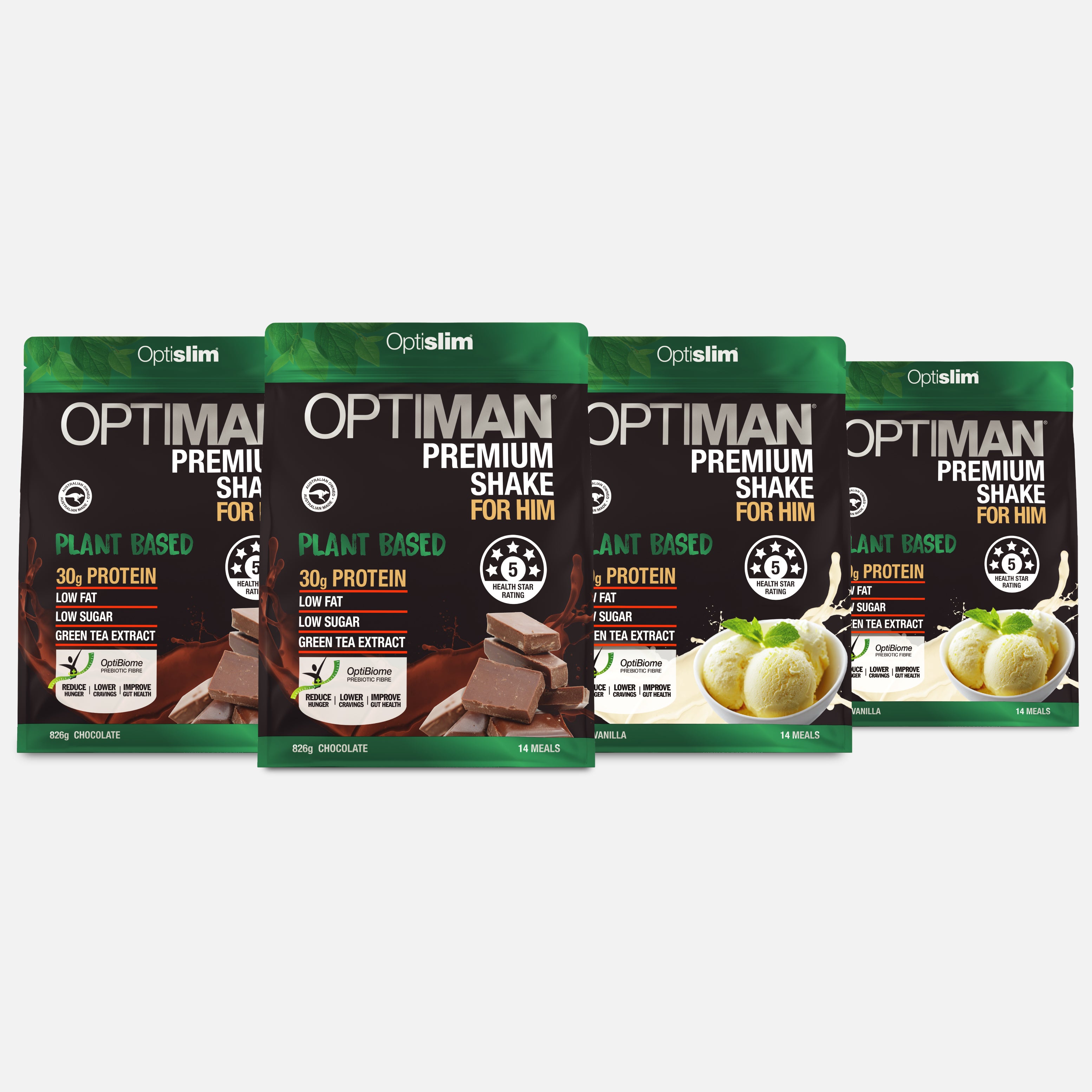 Optiman Plant Based Shakes Bundle