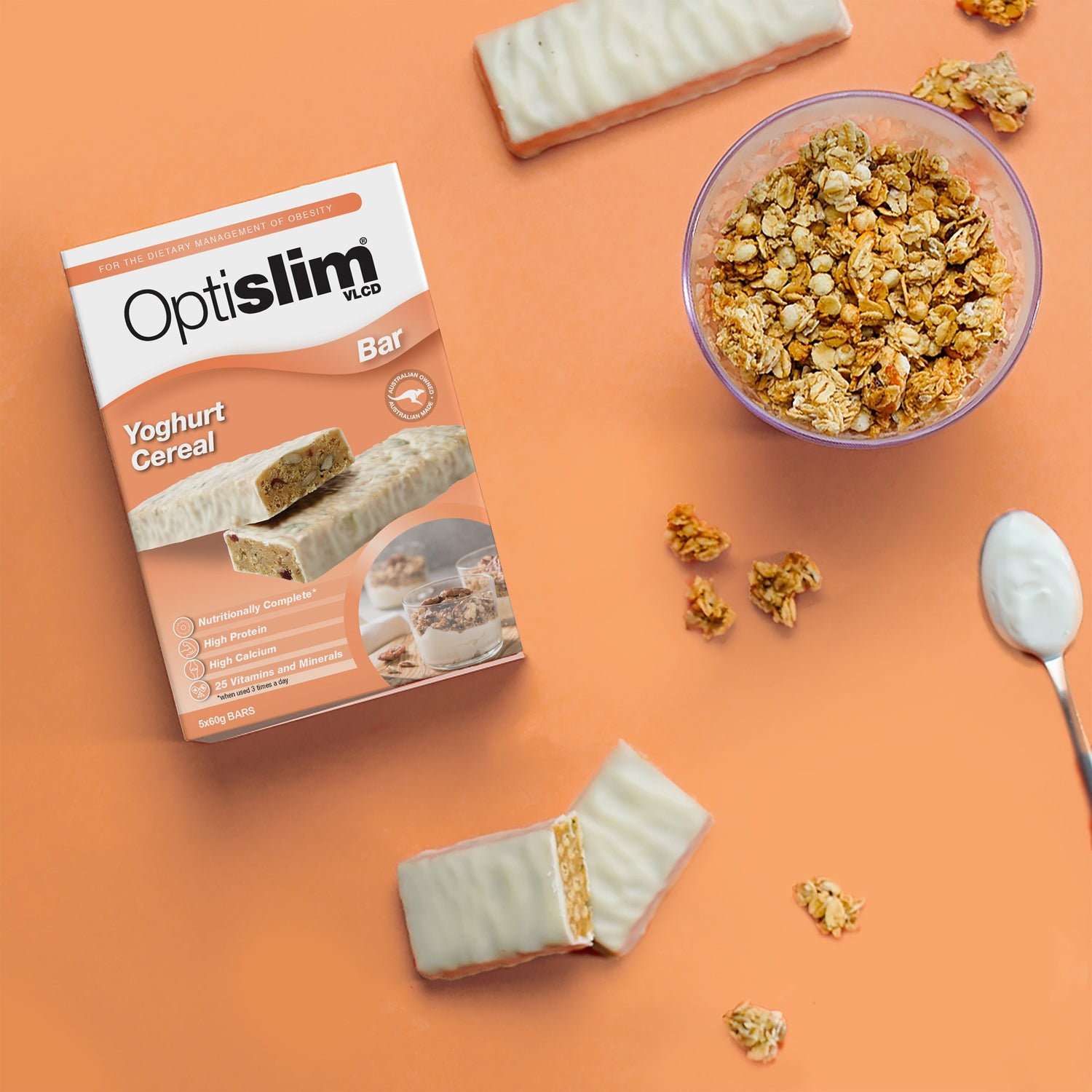 VLCD Bars Yoghurt Cereal - Optislim