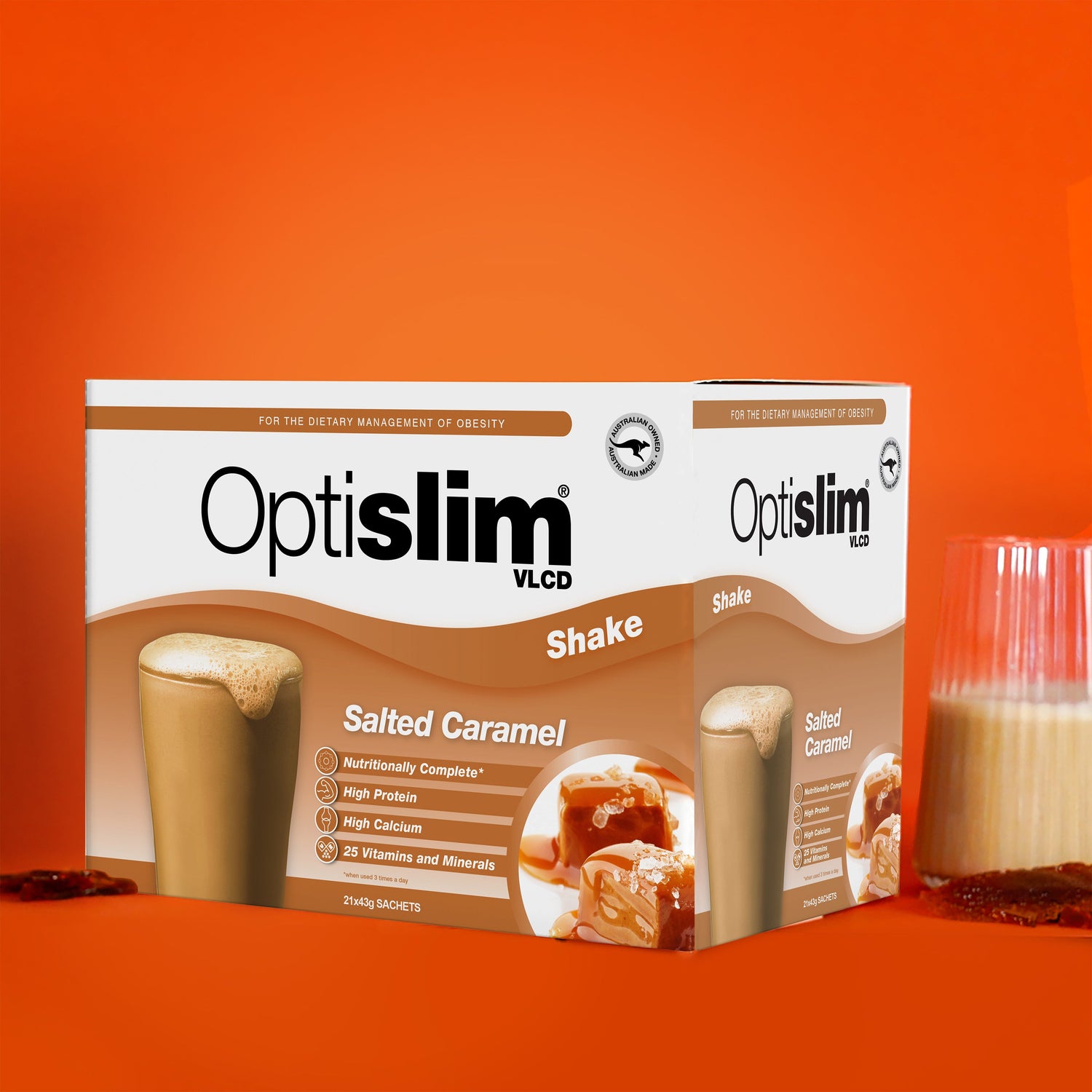 VLCD Meal Replacement Shake Salted Caramel - Optislim