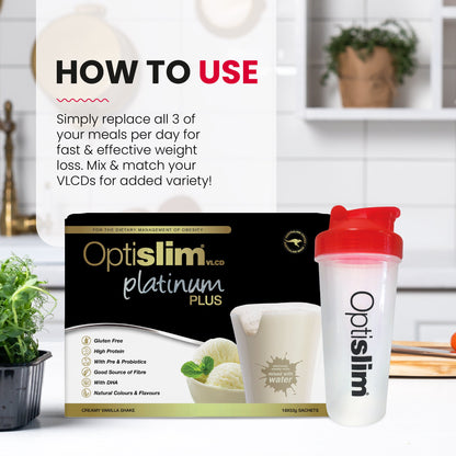 VLCD PLATINUM PLUS Shake Vanilla - Optislim