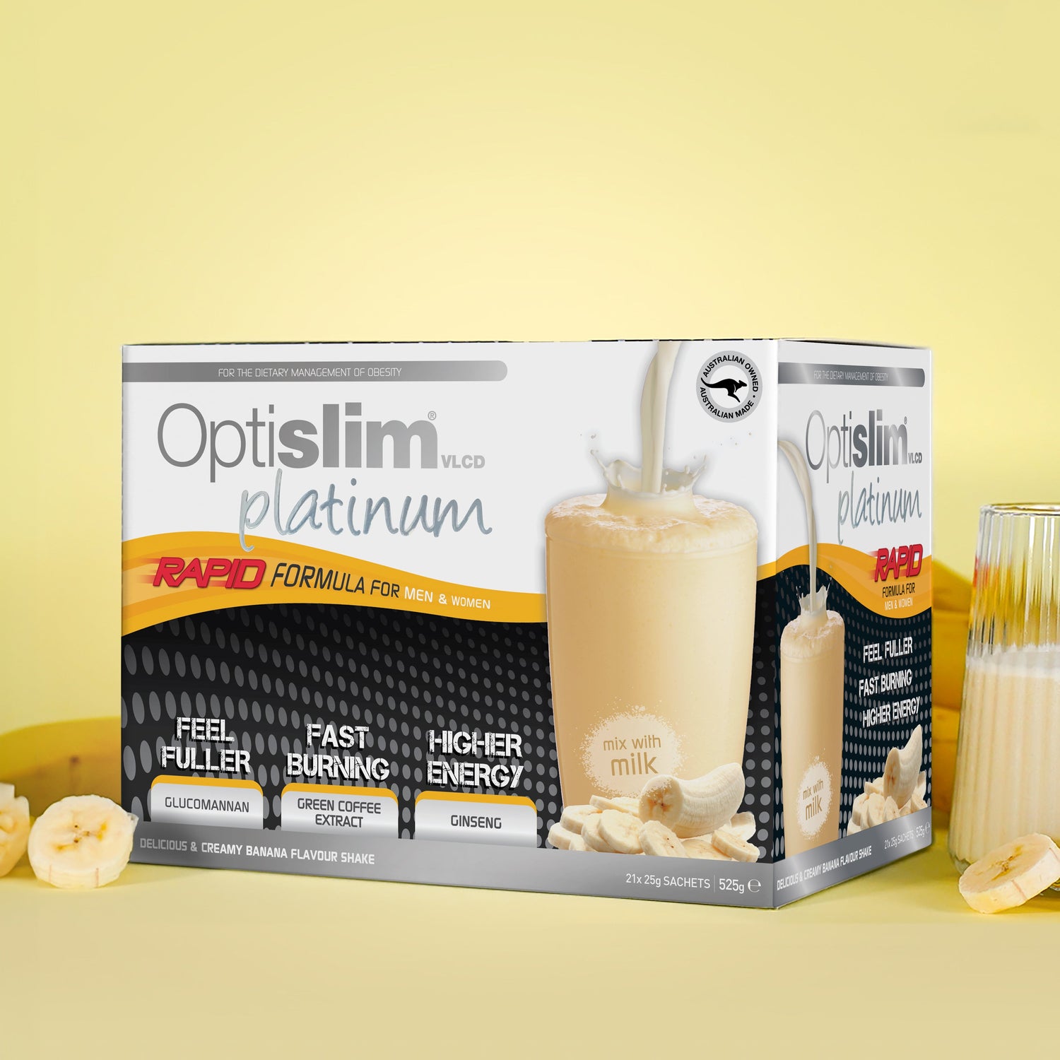 VLCD PLATINUM Shake Banana - Optislim