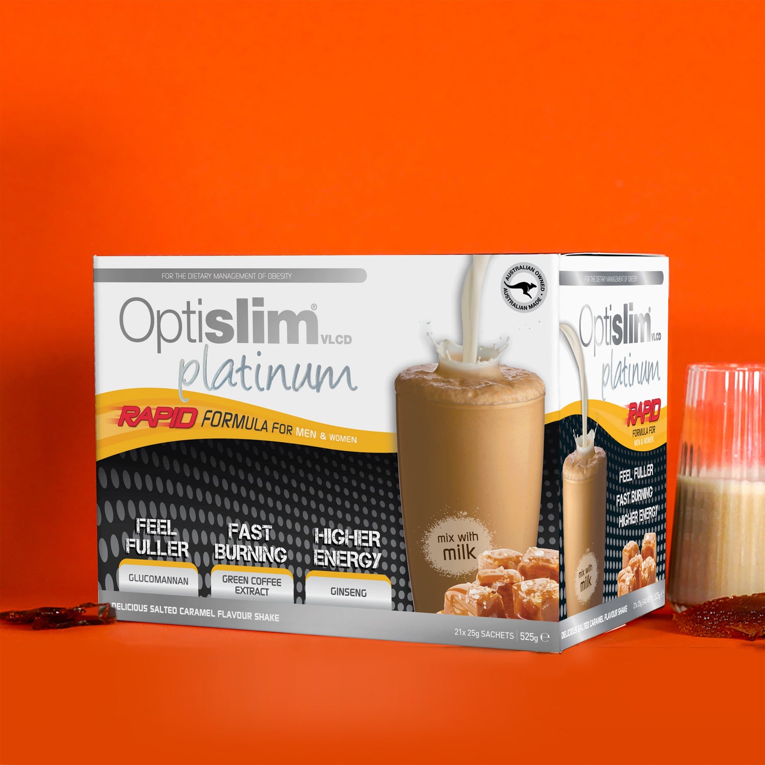 VLCD PLATINUM Shake Salted Caramel - Optislim