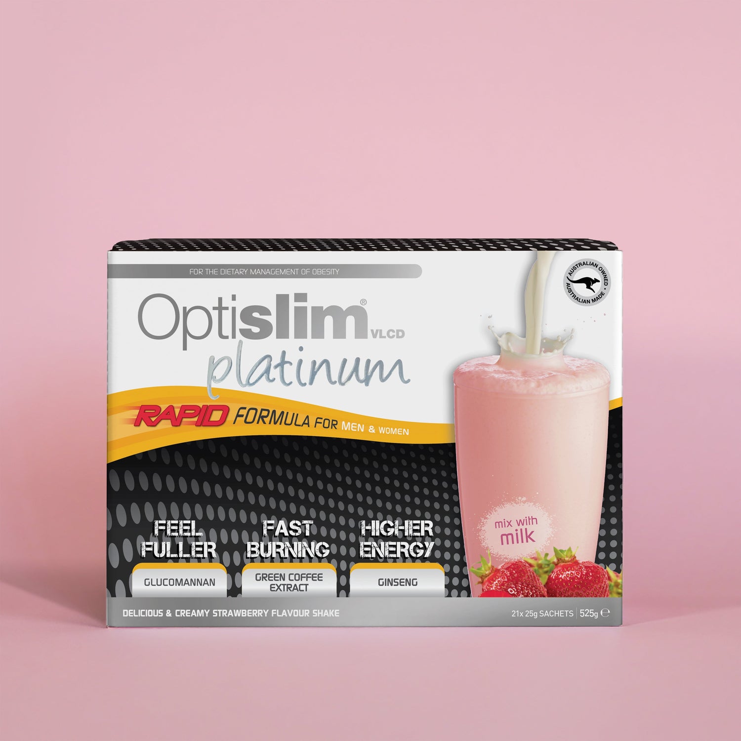 VLCD PLATINUM Shake Strawberry - Optislim