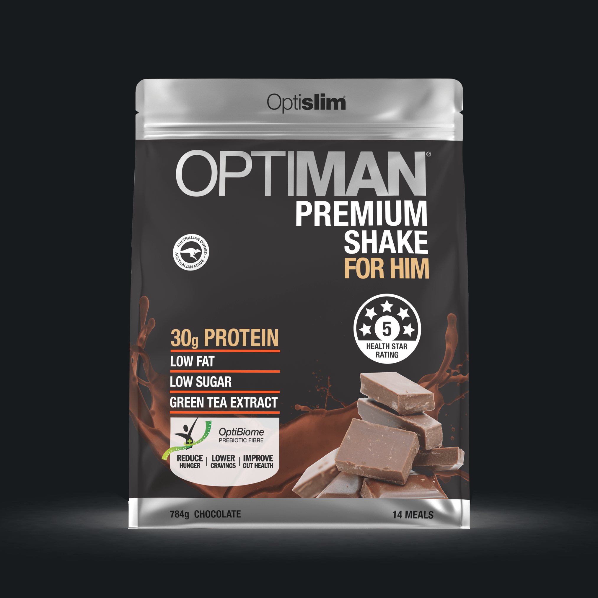 Optiman For Him - Chocolate Shake - Optislim