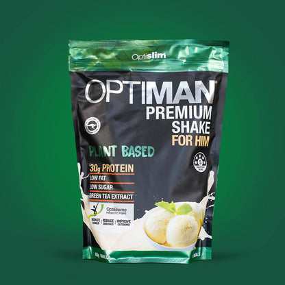 Optiman For Him - Plant Based Vanilla Shake - Optislim