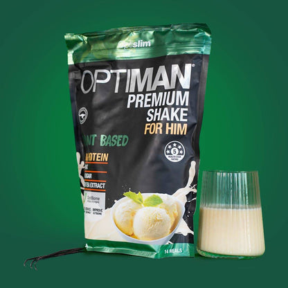 Optiman For Him - Plant Based Vanilla Shake - Optislim