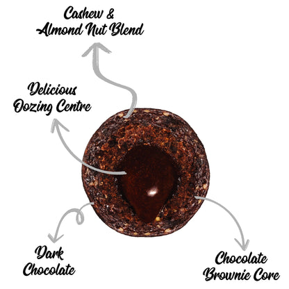 SNACK2GO Snack Bites Choc Brownie - 4 Snacks