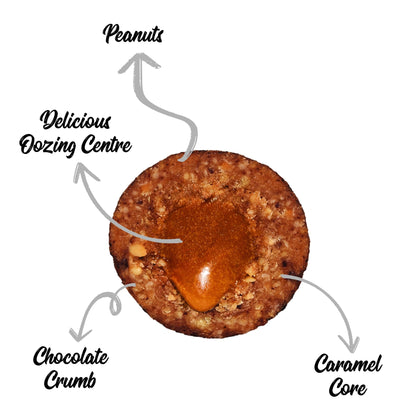 SNACK2GO Snack Bites Choc Peanut Caramel - 4 Snacks