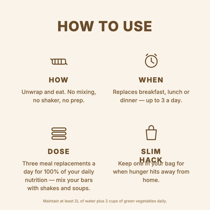 VLCD Bar Cookies &amp; Cream - 5 Meals - Optislim